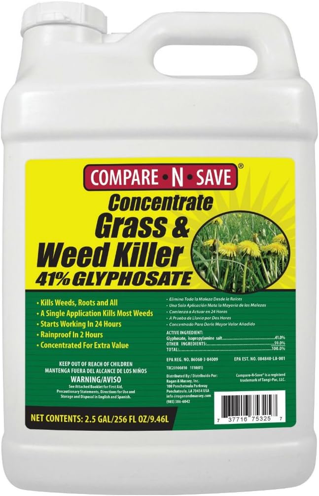 Glyphosate Concentrate Grass & Weed Killer for Effective Control
