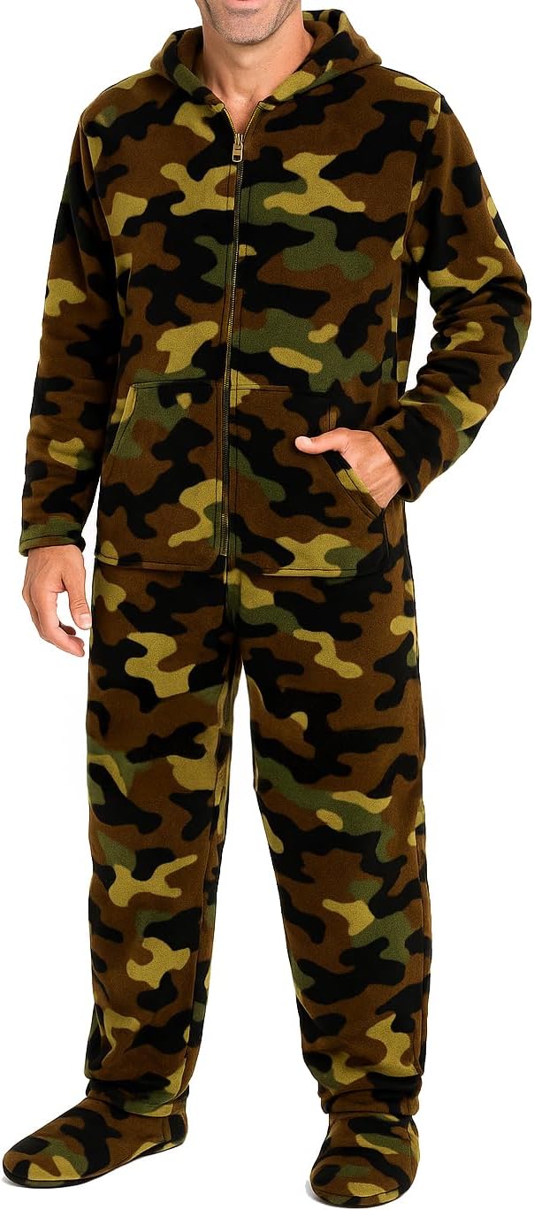 Alexander Del Rossa Adult Onesies for Men - Warm & Cozy