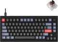 Keychron 75% Wired Mechanical Keyboard, Hot-swappable K Pro Brown Switches - Carbon Black