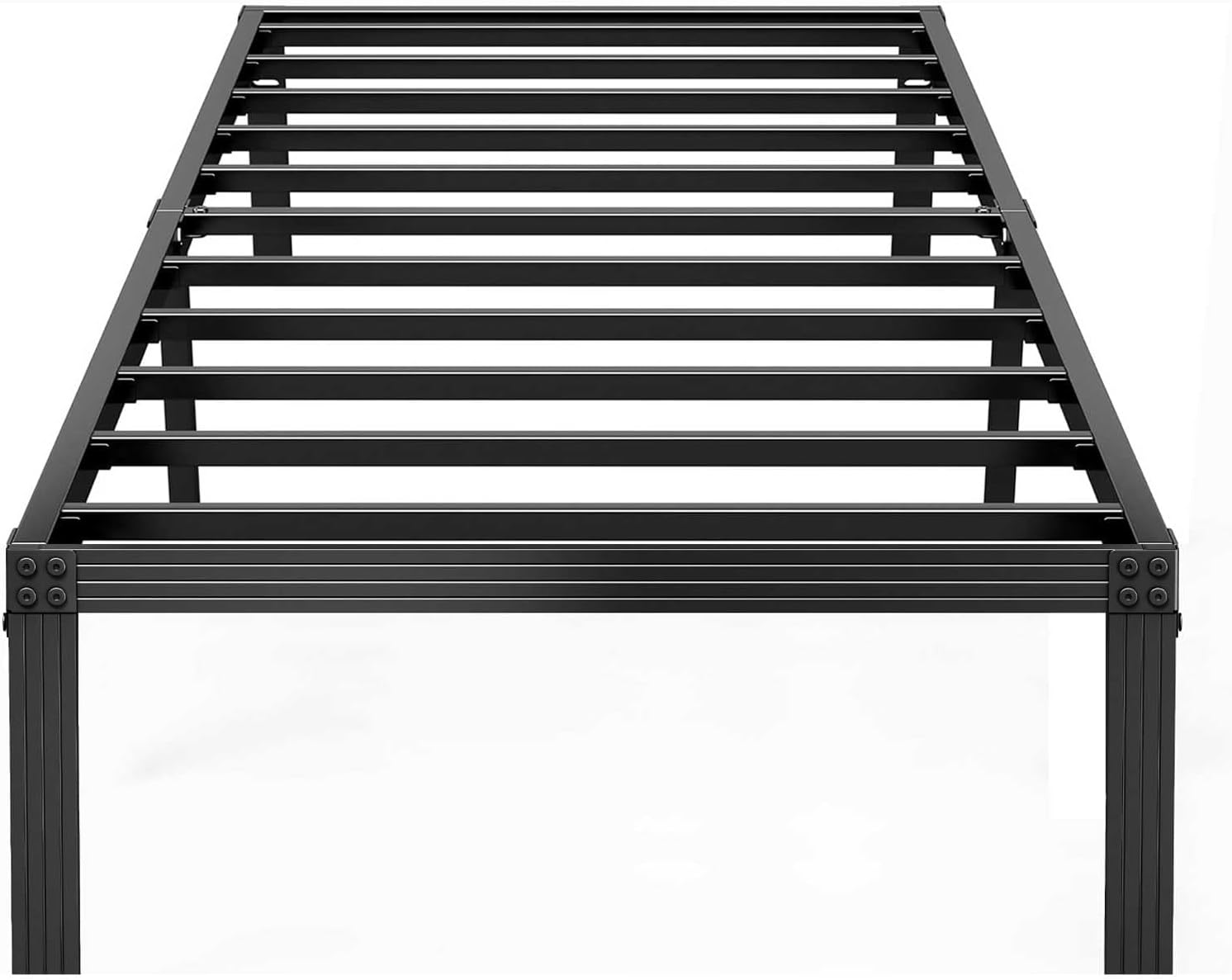 ZIYOO Twin XL Bed Frame - Heavy Duty Steel Slat Design