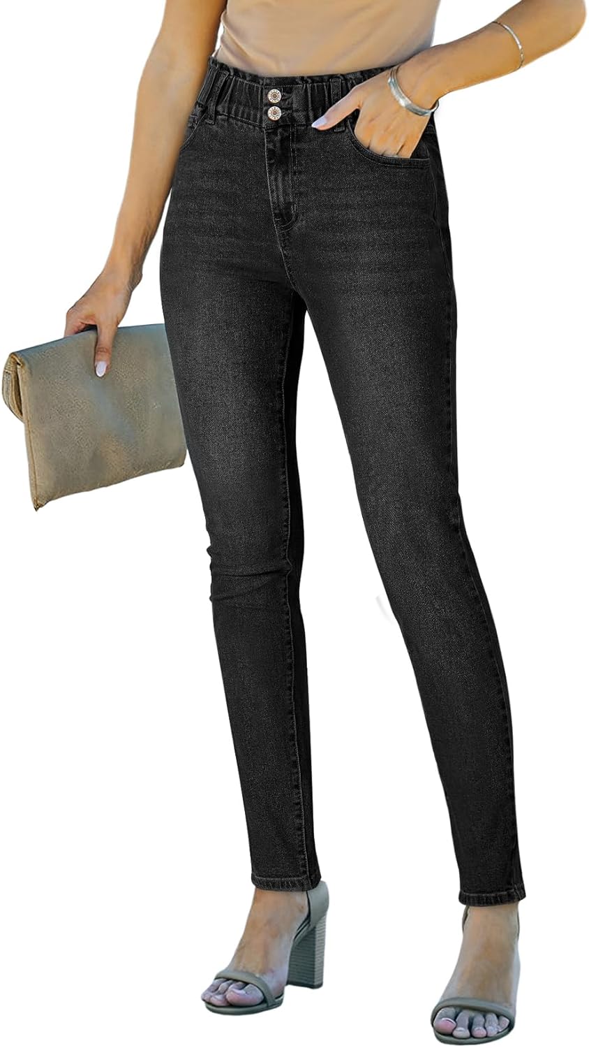 SHEWIN Womens High Waisted Skinny Jeans for Trendy Style