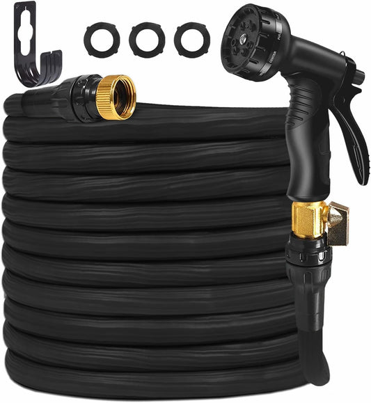 2024 Upgrade 100 FT Expandable Garden Hose with 10-Function Nozzle
