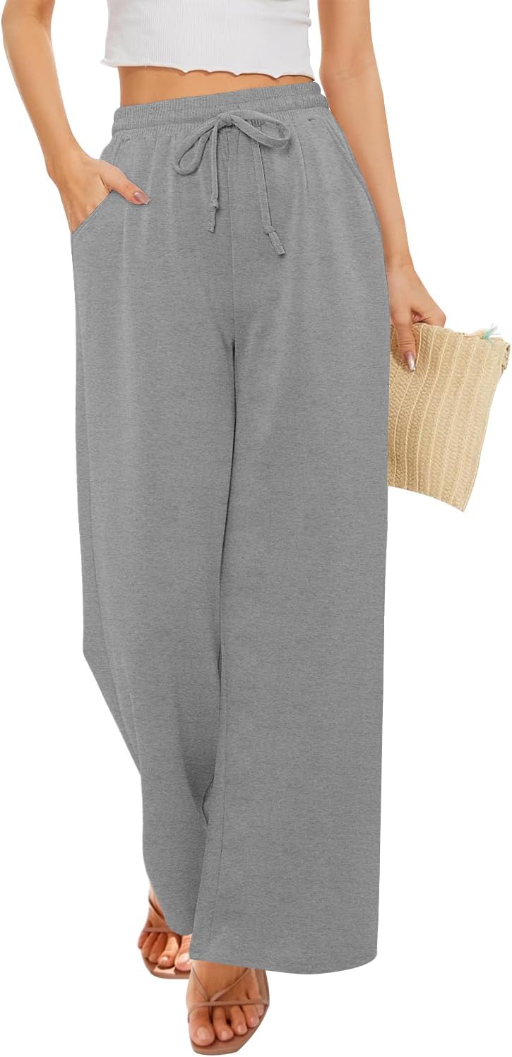 Angerella Womens Baggy Wide Leg Pants for Stylish Comfort