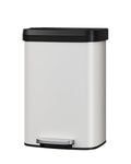 Garvee 13 gal Metal Trash Can with Lid - Compact, Soft-Close Step Bin