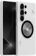 Aulumu S25 Ultra Galaxy Magnetic Case - Translucent White