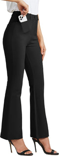Willit Women's Yoga Dress Pants Bootcut - Comfortable Stretch Work 5ft