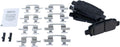 TRQ Rear Brake Pads Ceramic Compatible with Subaru Models - Quiet