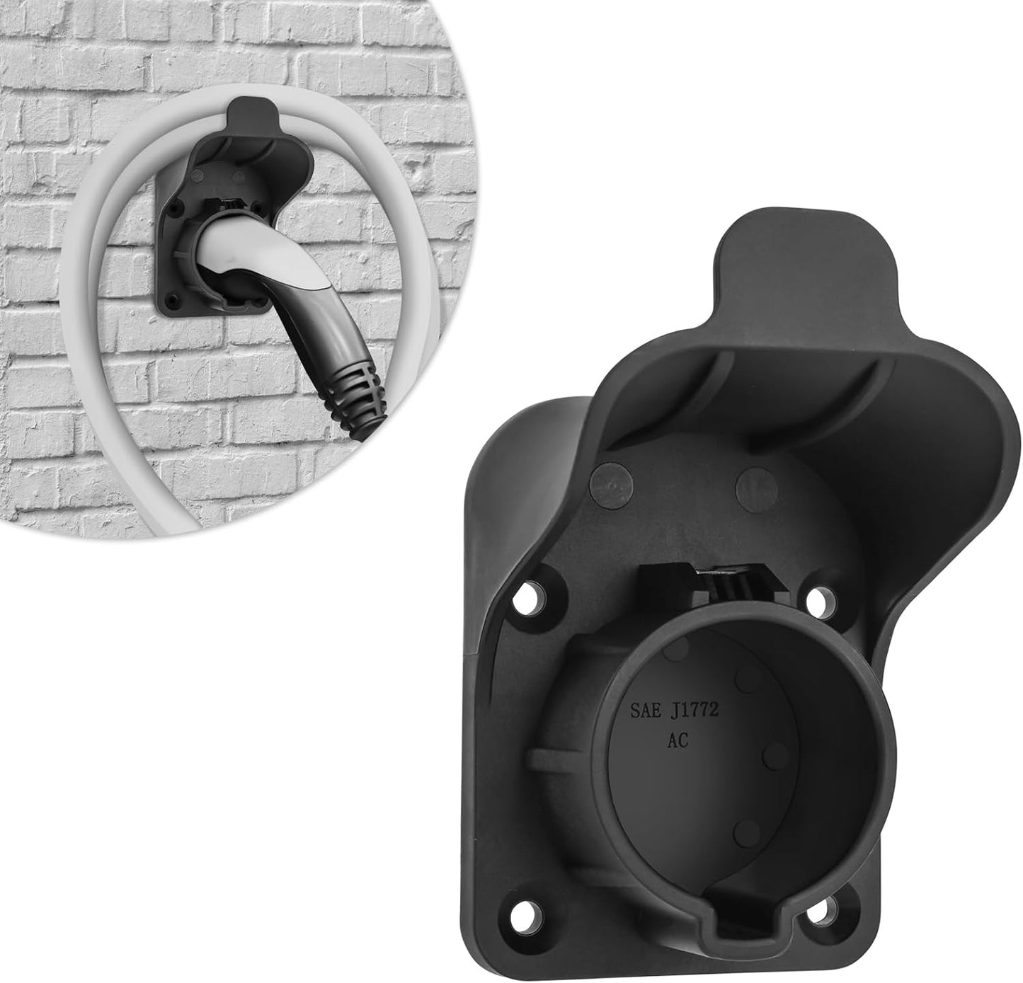 Portable Wall Mount EV Charger Holder by Gosknor