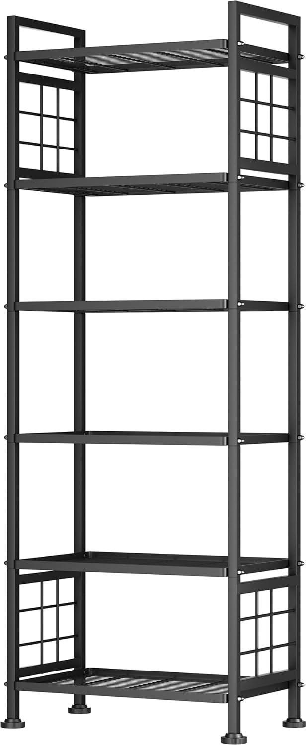 GIOTORENT 6-Wire Garage Shelving Storage Unit for Home Use