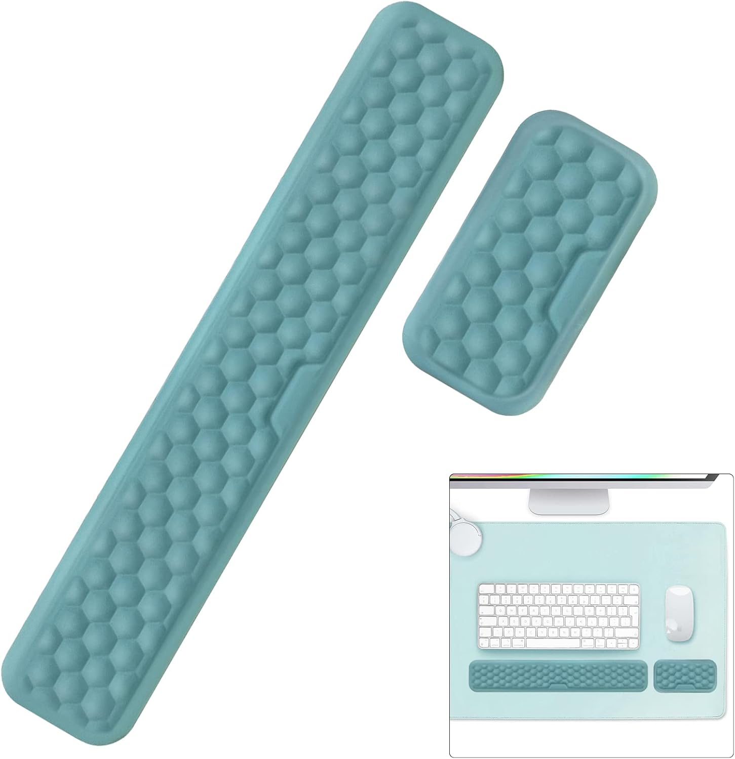 Comfort Gel Memory Foam Keyboard Rest - Giecy