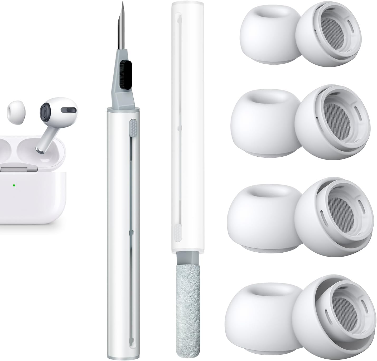 Enhanced Sound: Silicone Ear Tips Set [4 Pairs]