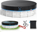 18ft Above Ground Pool Cover - Tear Resistant 420D Oxford, All Season