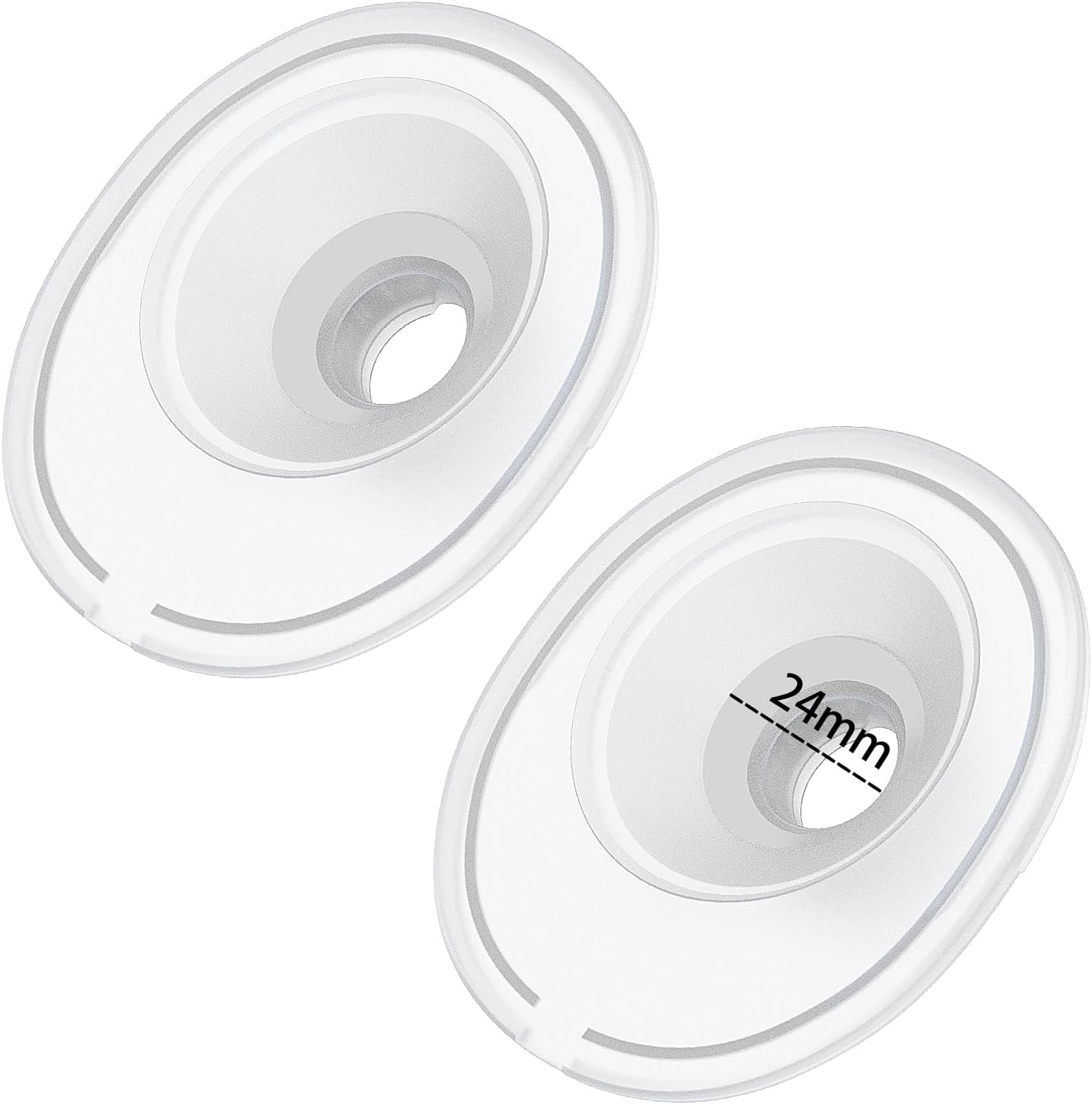 24mm Flange Replacement for Momcozy M5 Breast Pump - 2pcs Set