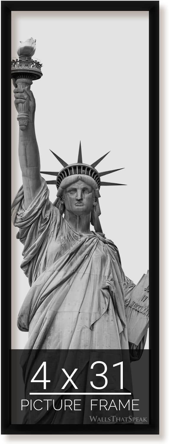Black Picture Frame for Puzzles, Posters, Photos, or Artwork