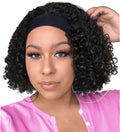 Aiterina Deep Wave Headband Wig 10 in - Natural Look, No Glue