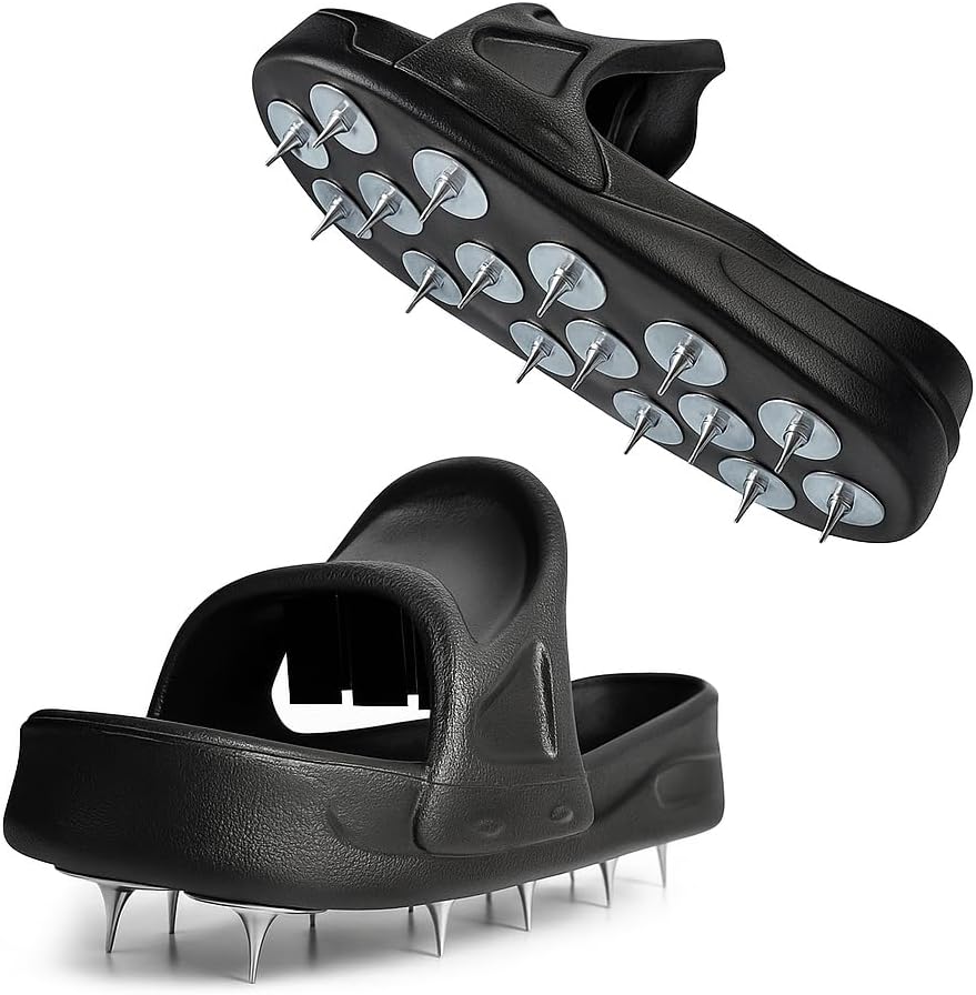 Sharp Spiked Style Shoes for Safe Walking on Epoxy Floors