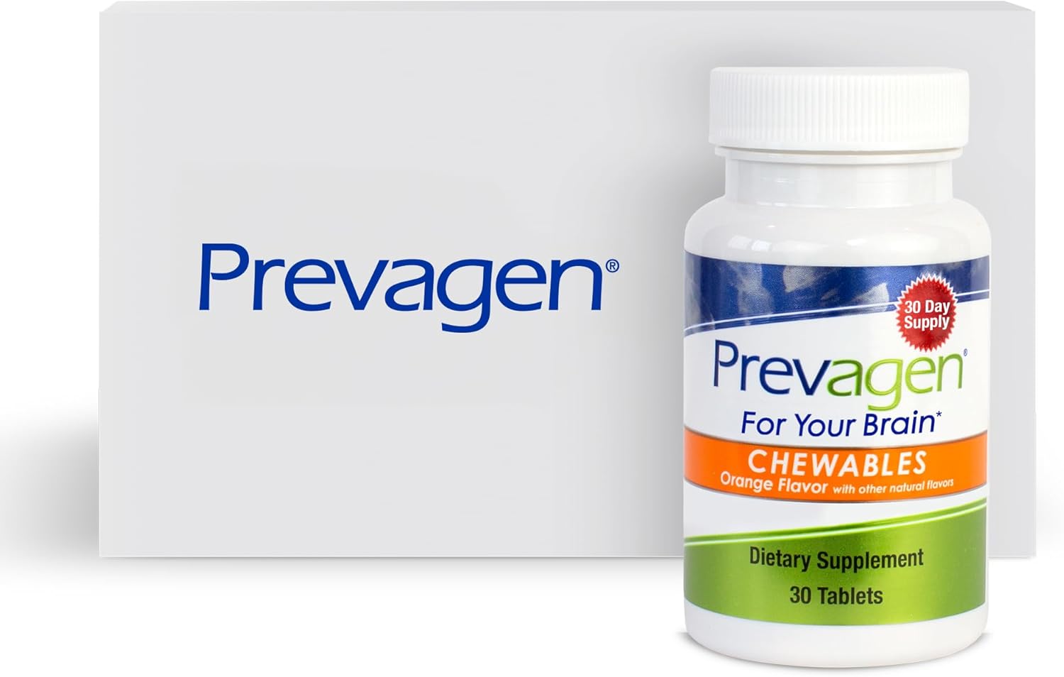 Prevagen Regular Strength Orange Chewables for Brain Health