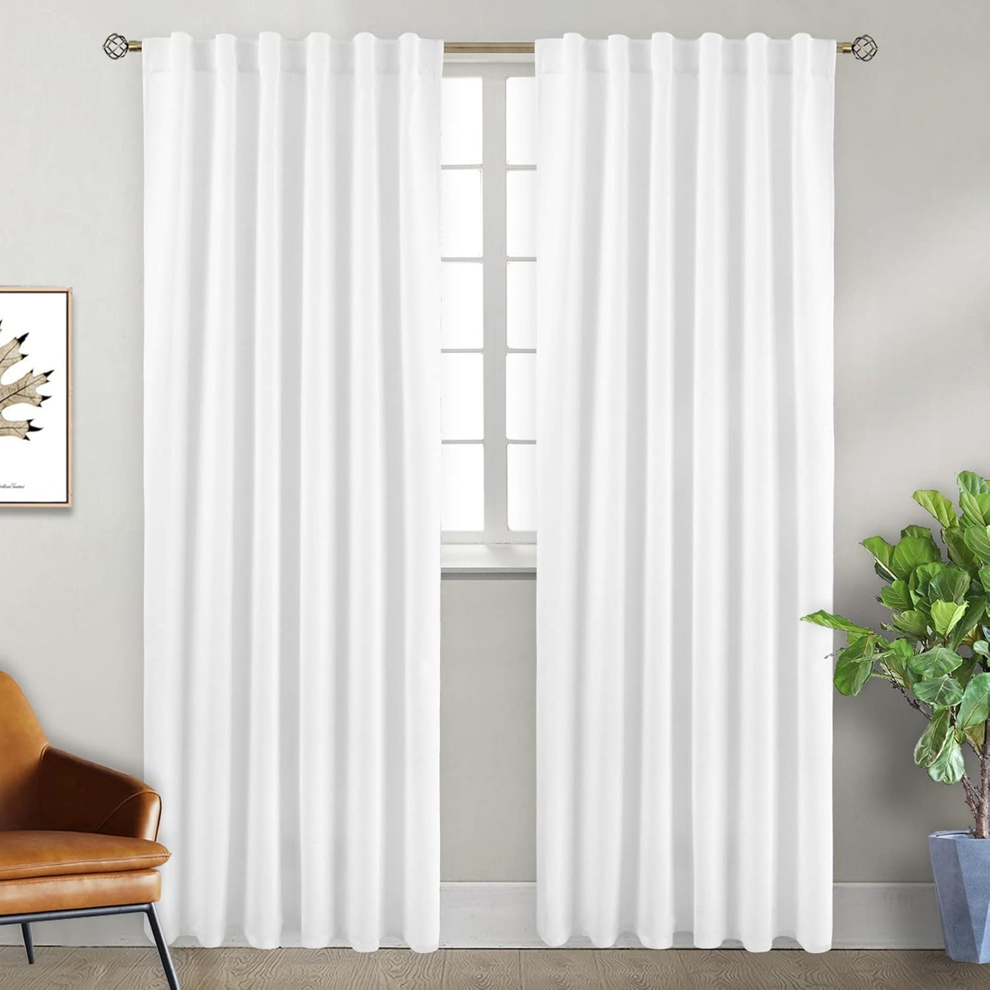BGment Thermal Insulated Room Darkening Curtains for Bedroom