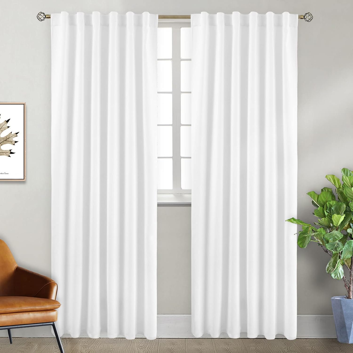 BGment Thermal Insulated Room Darkening Curtains for Bedroom