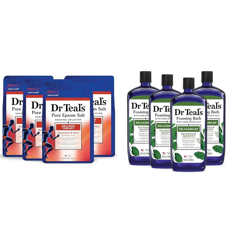 Dr Teal's Pure Epsom Salt Soak for Relaxation and Relief