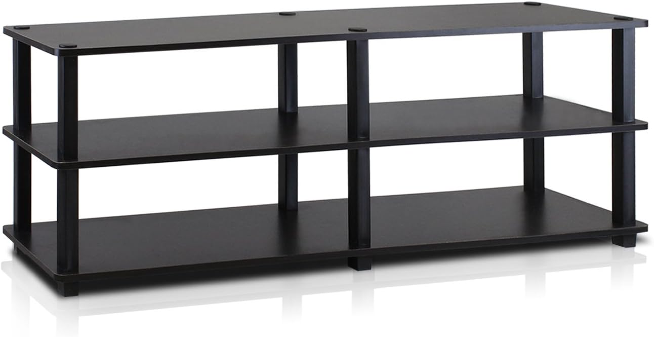 Furinno 3-Tier TV Stand: Easy Assembly, Sleek Design