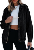 Women's Oversized Denim Jean Jacket Zimbaplatinum - Relaxed Shacket