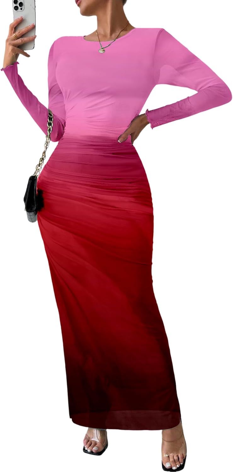 MARZXIN Women Long Sleeve Maxi Dress for Every Occasion
