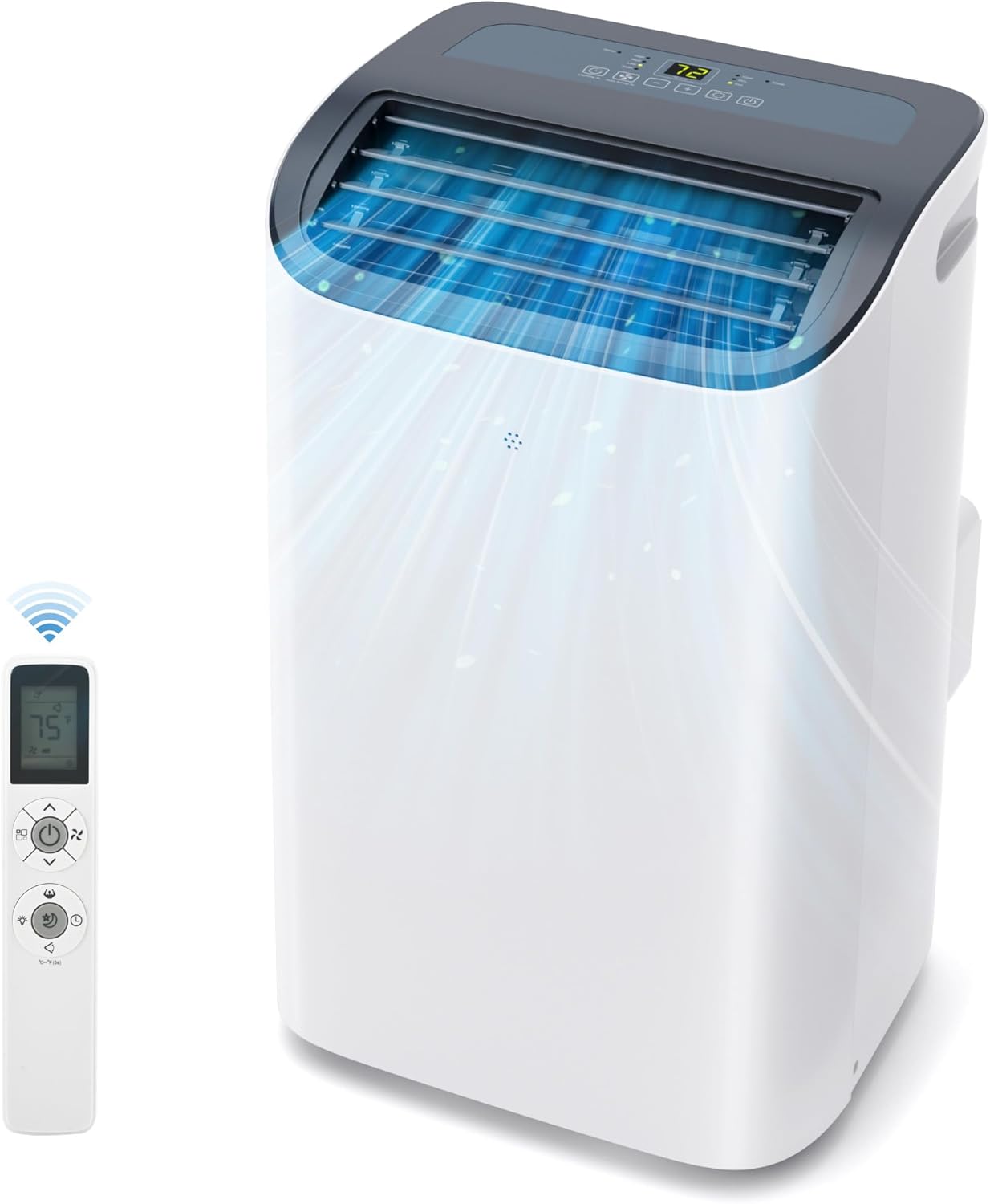 EnerGlow 12000 BTU Portable AC Heater - Cools 600 Sq.Ft!