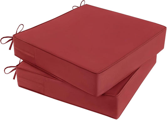 Outdoor Chair Cushions Set of 2 for Patio Furniture 19x19x4