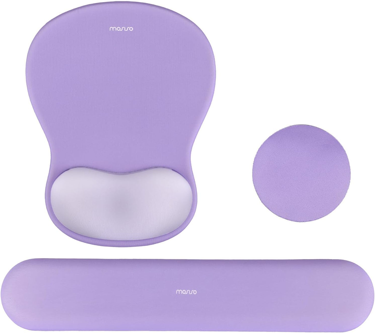 MOSISO Ergonomic Wrist Rest Set - Pain Relief & Comfort