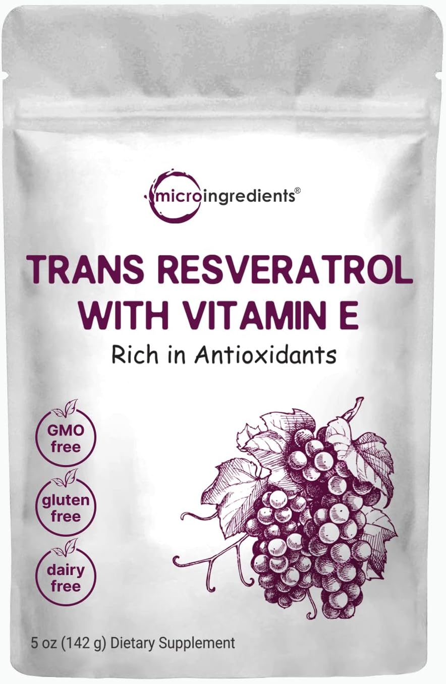 Premium 2-in-1 Trans-Resveratrol Powder - Super Antioxidant