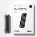 NVMe M.2 2TB PCIe 4.0 Gaming SSD - Fast Load Times