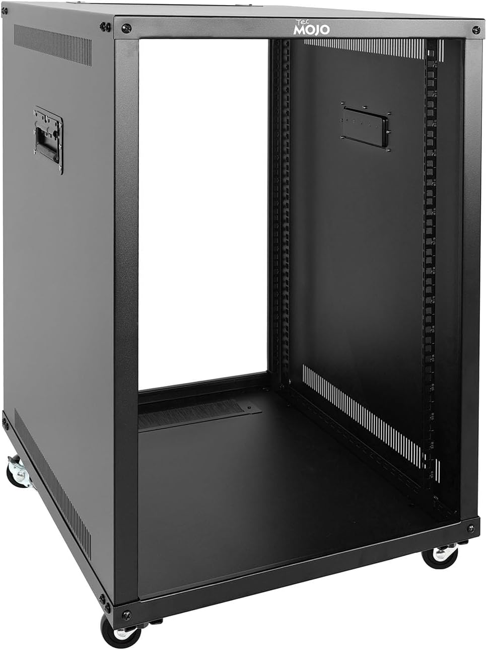 Tecmojo 15U Portable Rolling Network Rack for IT Equipment