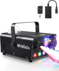 Fog Machine with Disco Light 600W Smoke Machine - Colorful Party Fog
