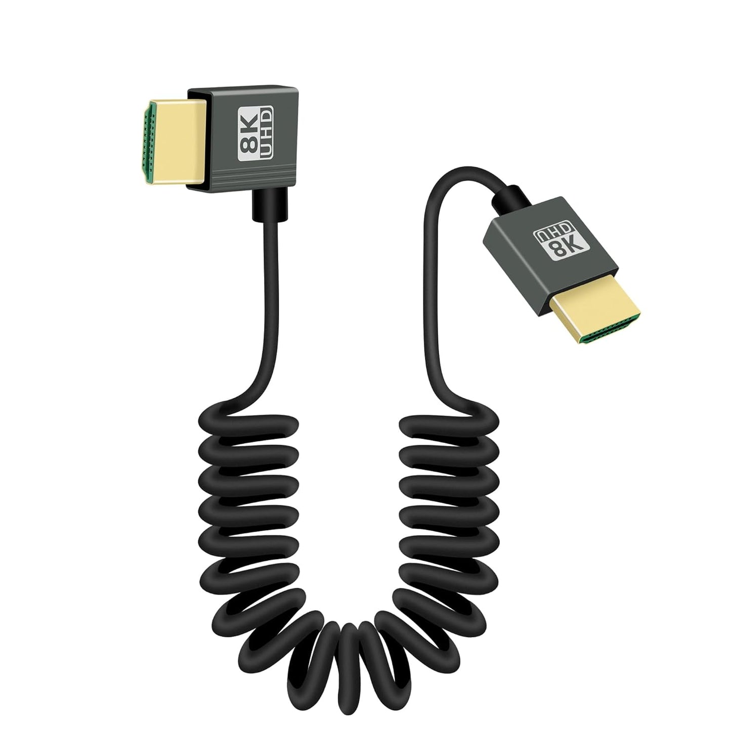 8K High Speed HDMI Coiled Cable by RIIEYOCA