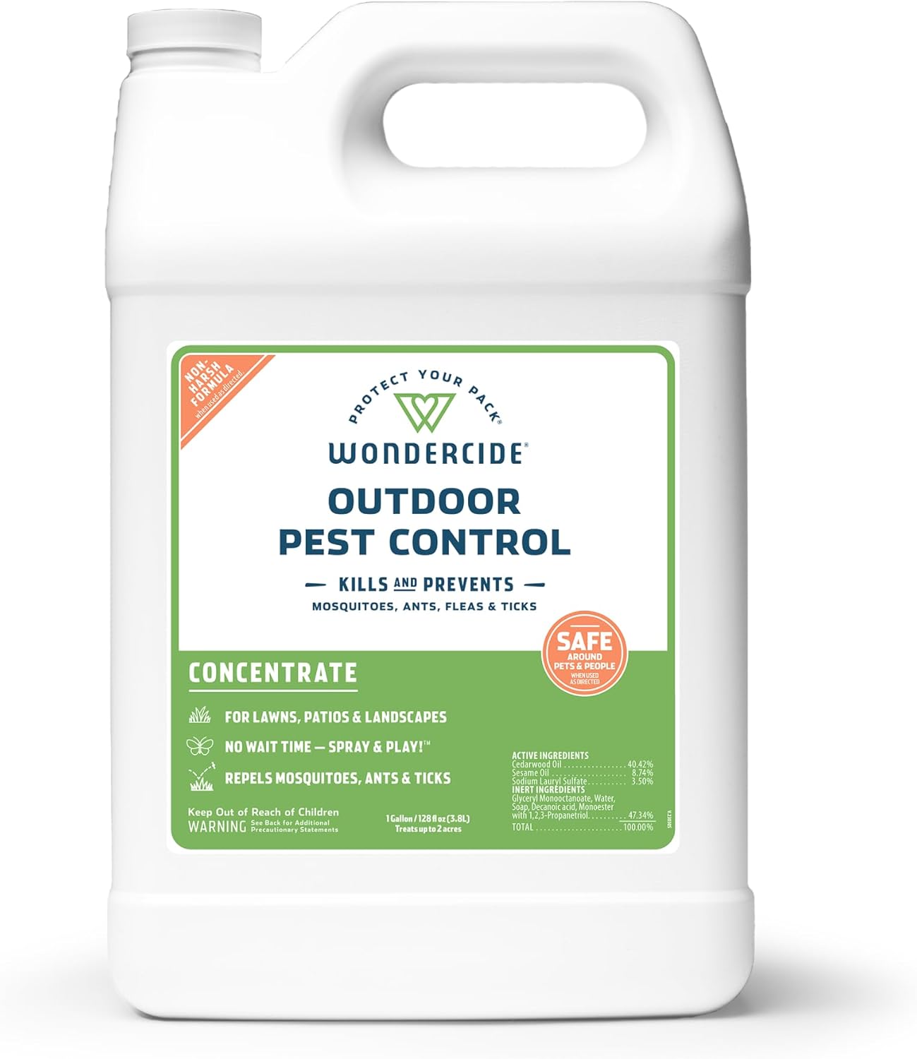Wondercide Outdoor Pest Control Spray Concentrate for Gardens