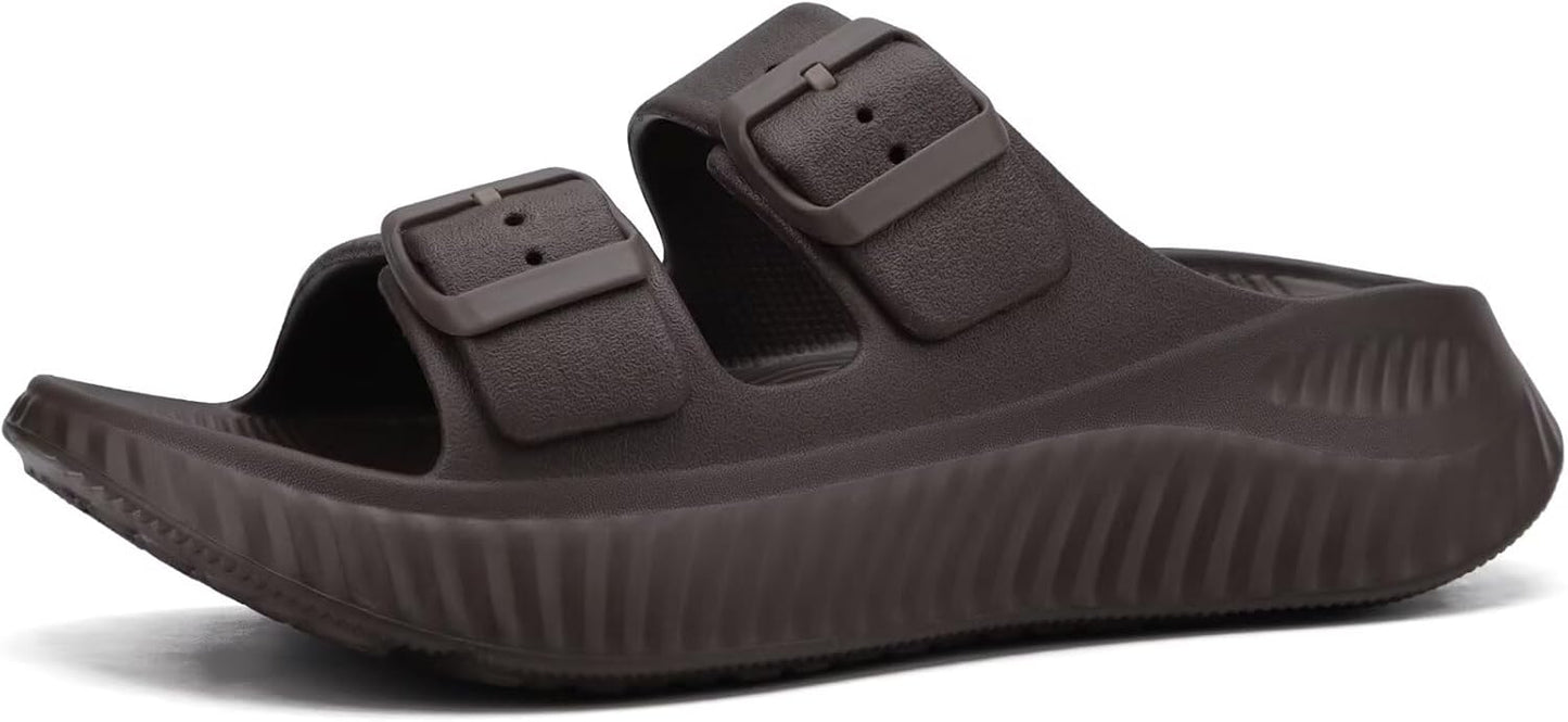 KuaiLu Womens Recovery Sandals with Arch Support for Comfort