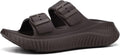 Womens Recovery Sandals with Arch Support - Red Sport Slides