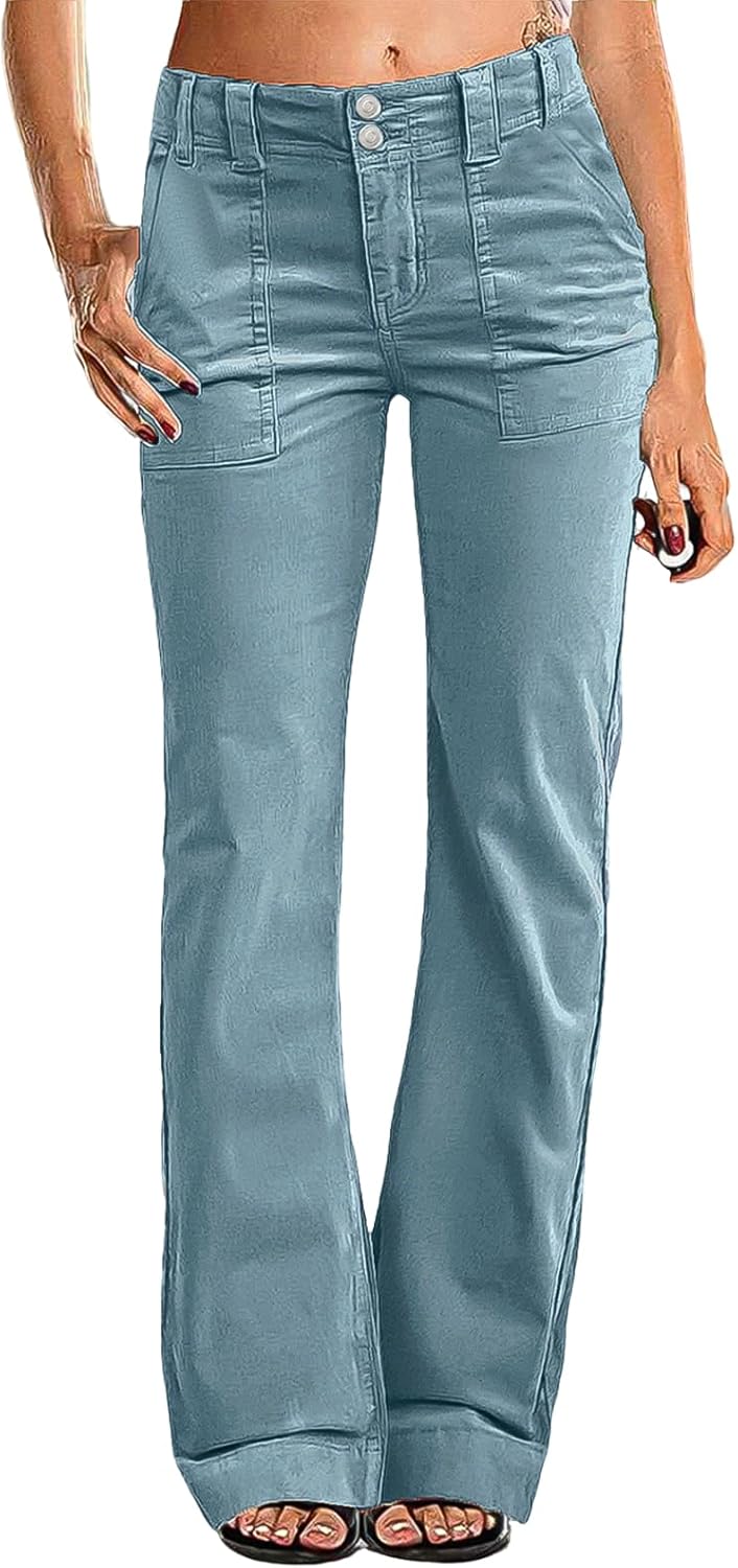 Flamingals Women's Wide Leg Pants for Trendy Comfort and Style