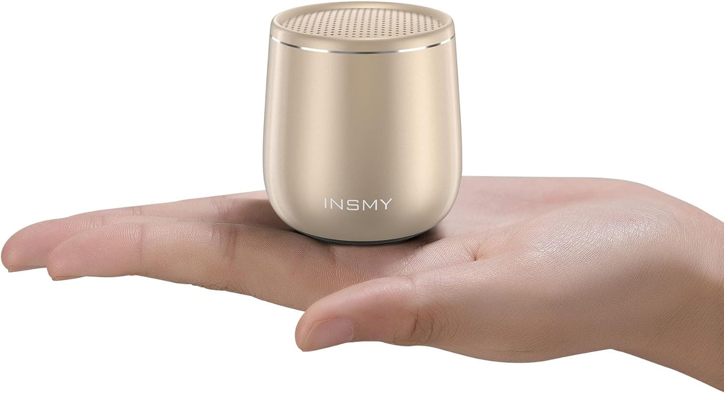 INSMY Waterproof Mini Speaker: Rich Bass & Portable Size
