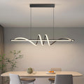 Modern LED Pendant Lights 47in Chandelier Dimmable with Remote