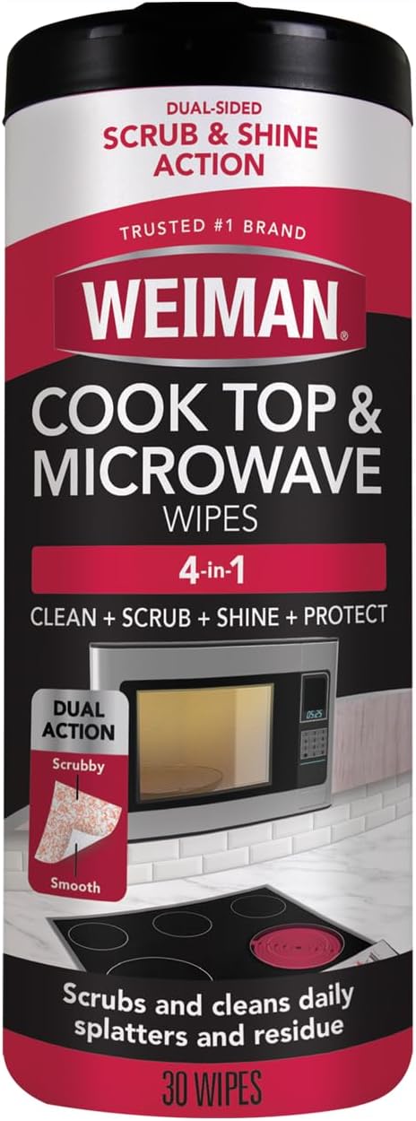 Weiman 30 ct Cooktop & Microwave Cleaning Wipes