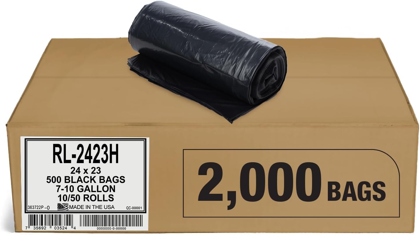 Aluf Plastics T-Tough Roll Pack Low Density Trash Bags 2000