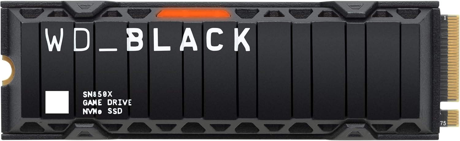WD_BLACK SN850X 8TB NVMe SSD with Heatsink for Gaming