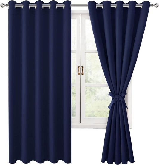 Hiasan Blackout Curtains for Bedroom - Thermal Insulated 60 x 63
