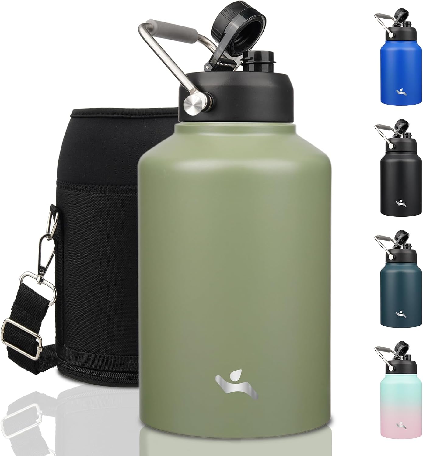 Konokyo 1 Gallon Jug with Handle for Hydration Needs