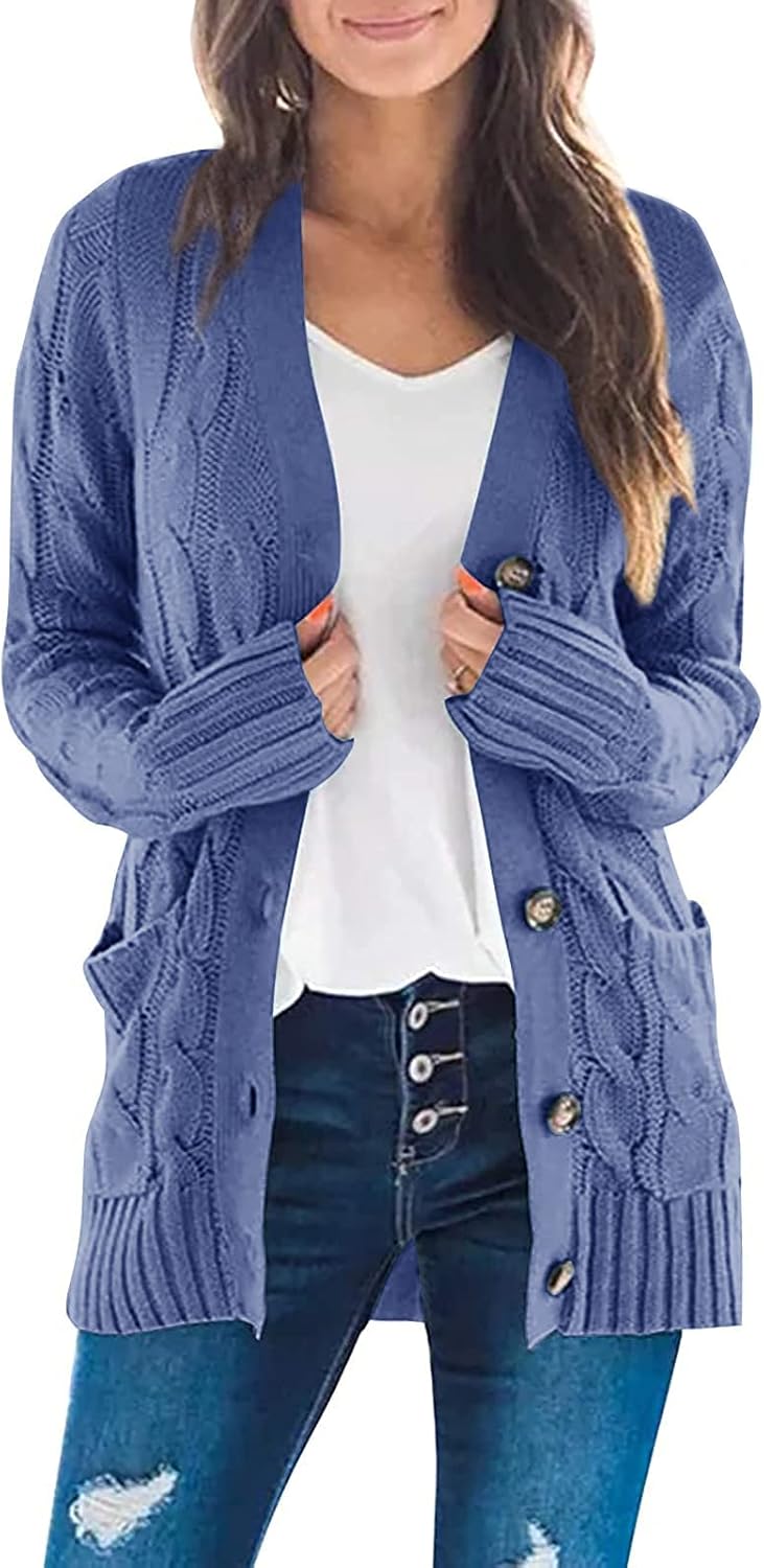 ZESICA Women's Cardigan Sweaters for Trendy Fall Fashion
