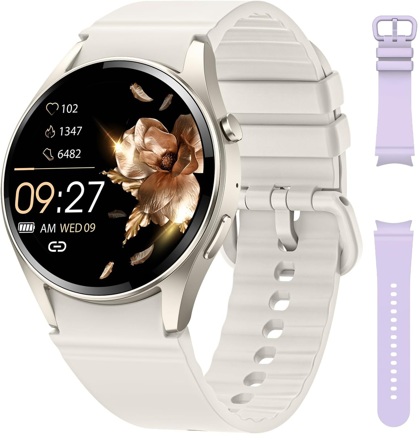 AKUMAKA Smart Watch for Women and Men with Bluetooth Call Feature