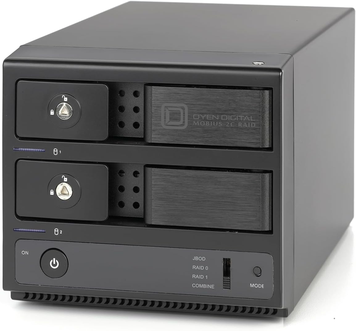 Oyen Digital Mobius 2C RAID 2-Bay USB-C Hard Drive Enclosure Review