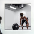 Delma Home Gym Mirror 48in x 24in - Large Frameless Full Body Mirror